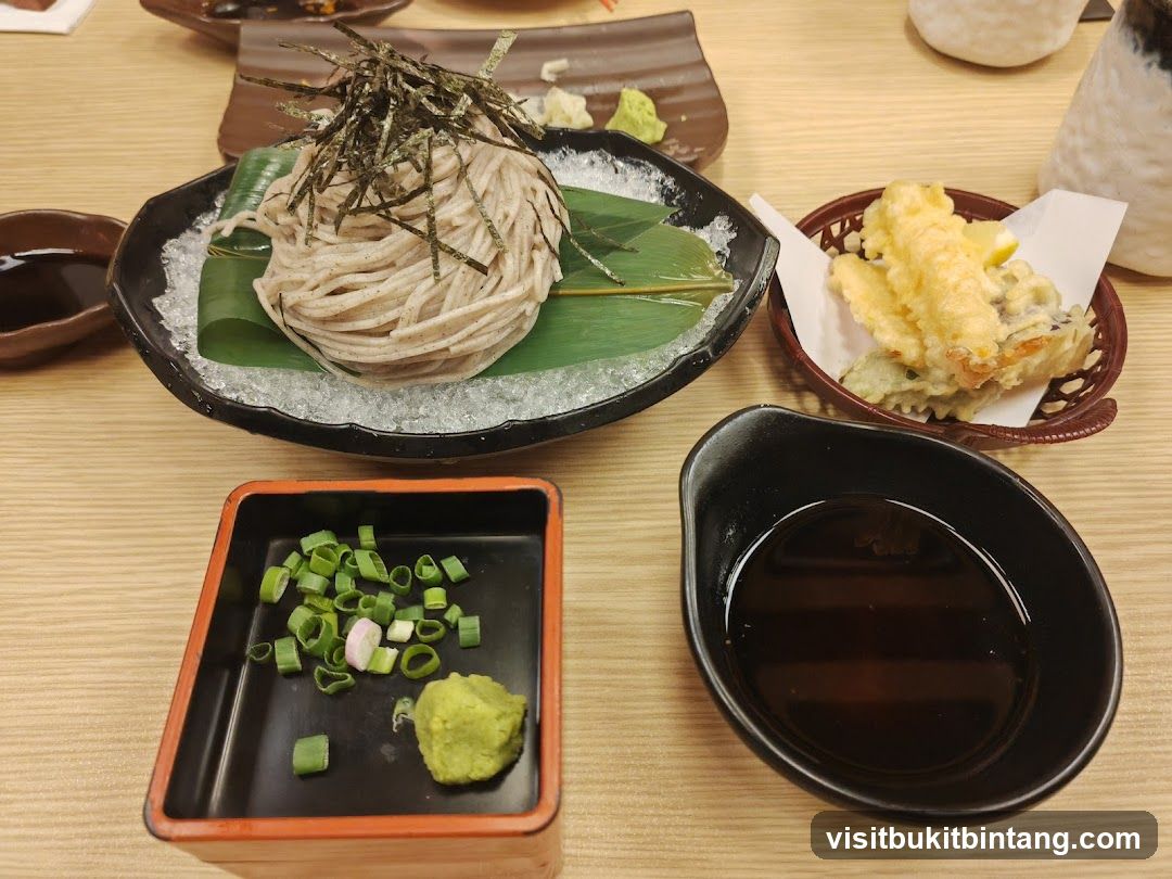 Soba Noodles with Tempura