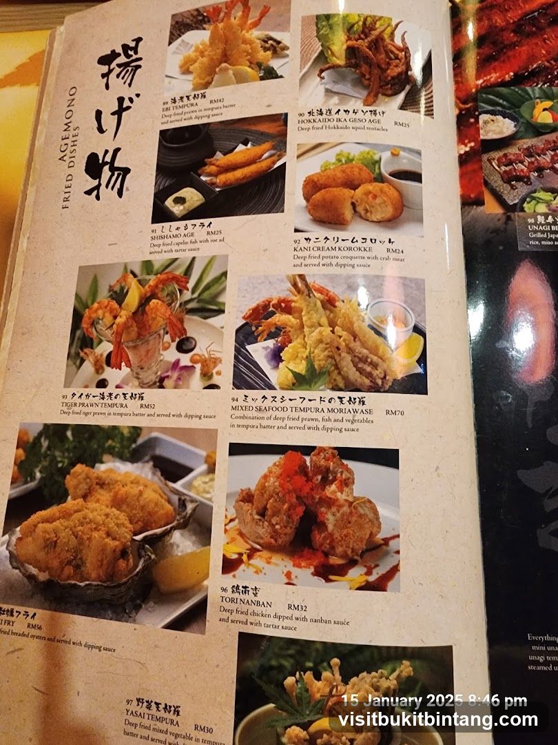 AGEMONO FRIED DISHES