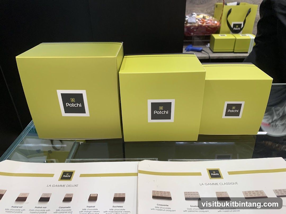 Patchi Chocolates Display