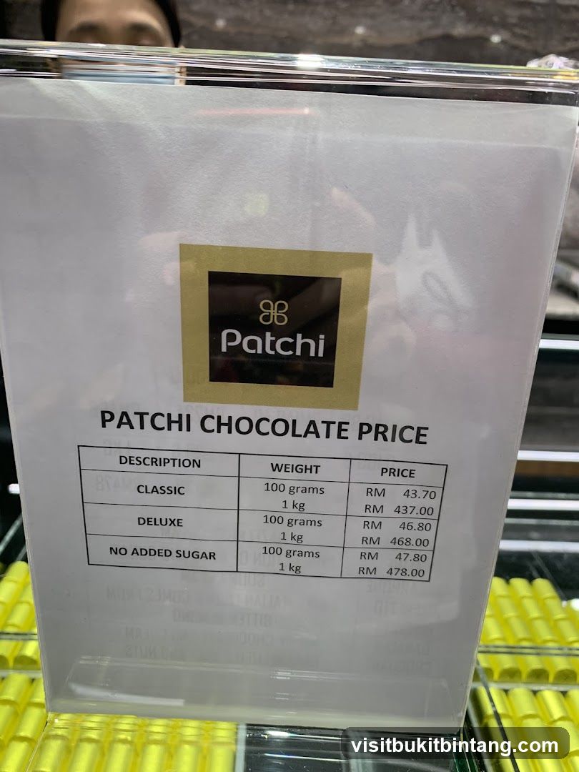 Patchi Chocolate Price