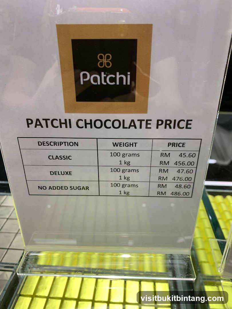 Patchi Chocolate Price