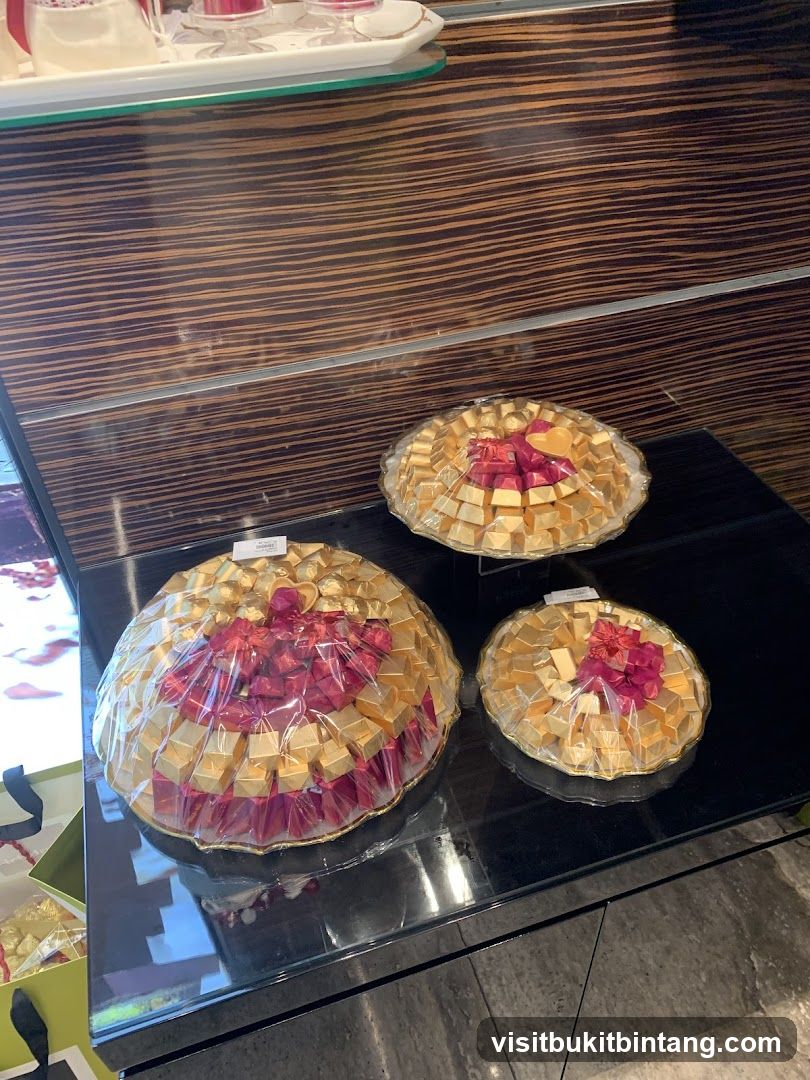 Chocolates on Display