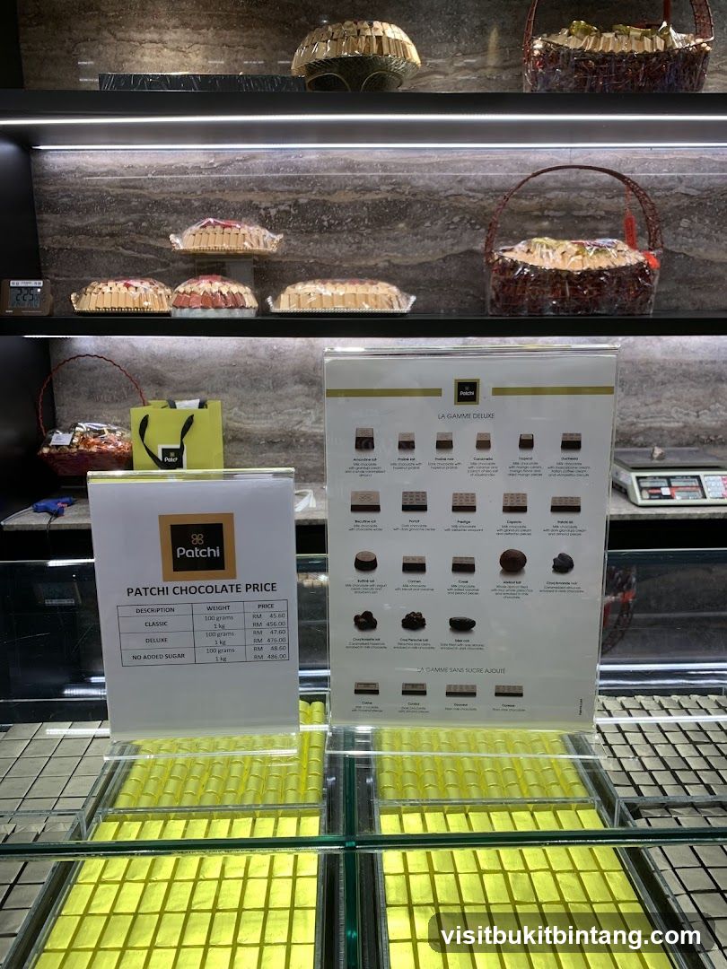 Patchi Chocolate Display