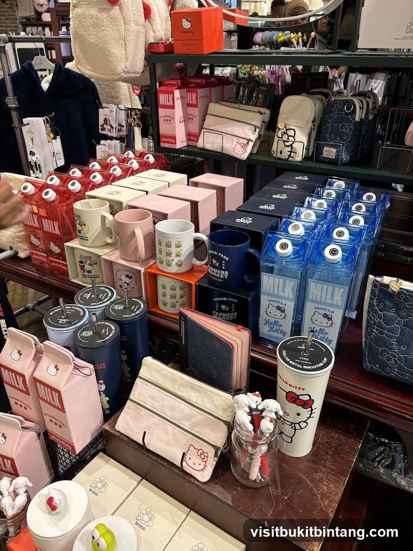 Hello Kitty Merchandise Display