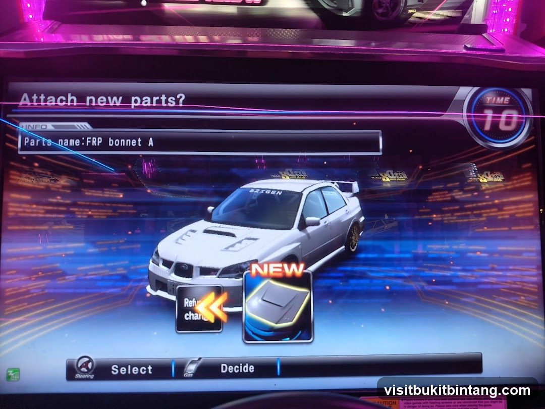 Car Game Interface