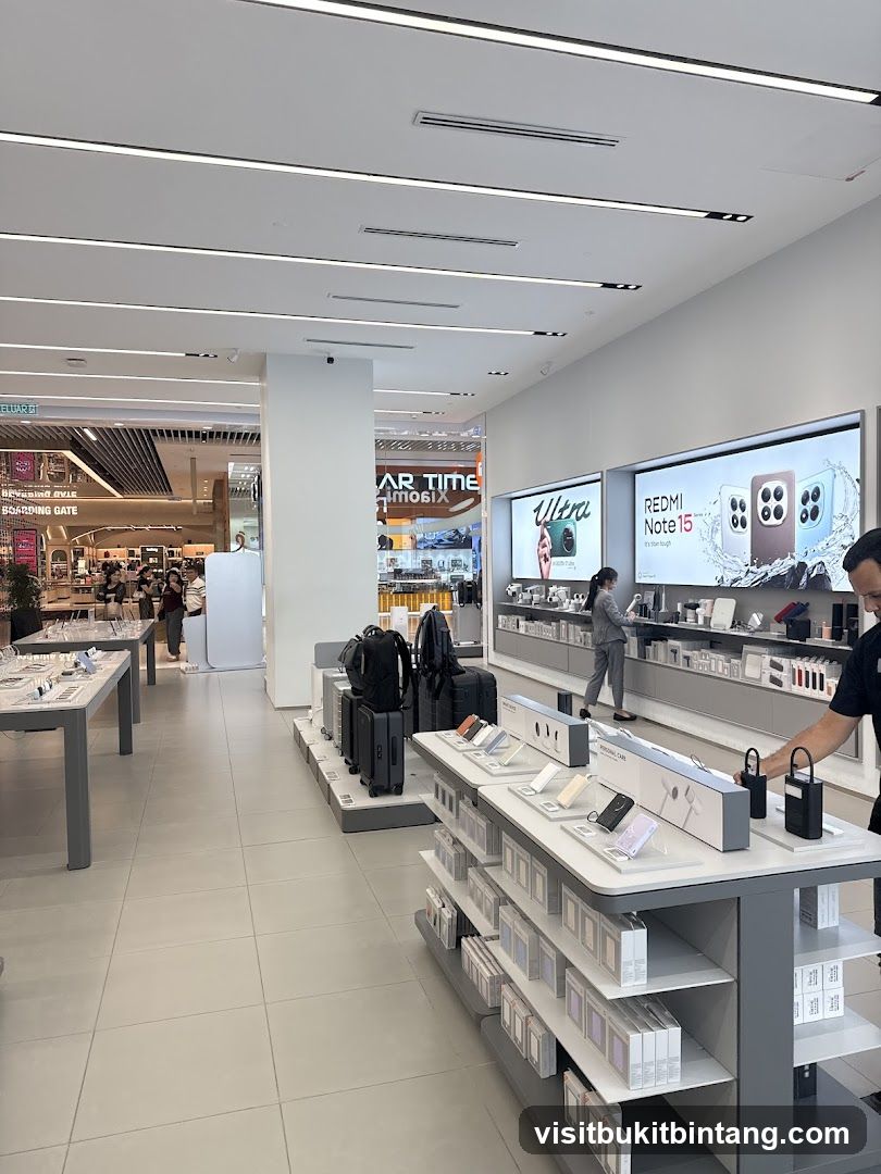 Electronics Store Interior