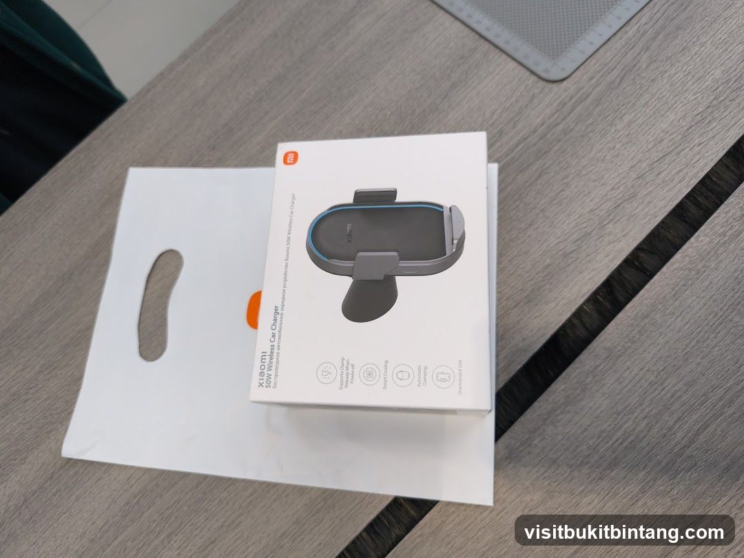 Xiaomi 50W Wireless Car Charger Box
