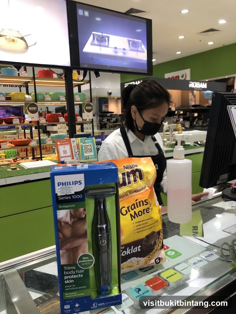 Checkout Counter with Products