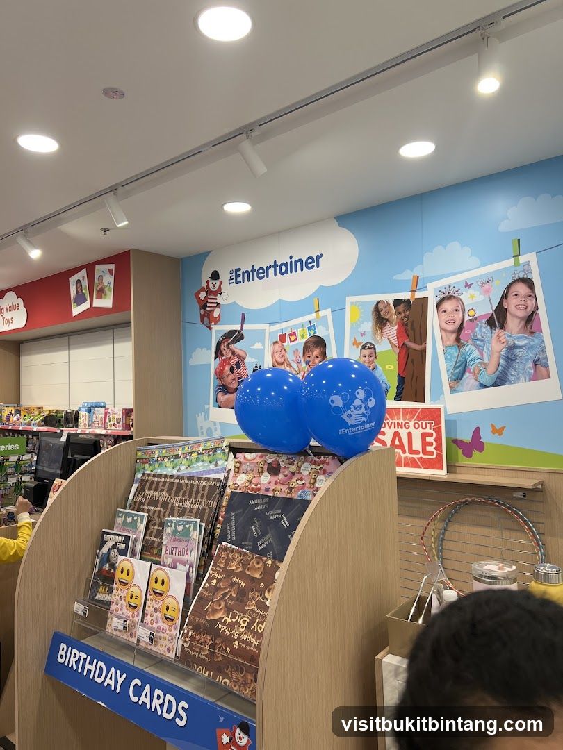 The Entertainer Store Display