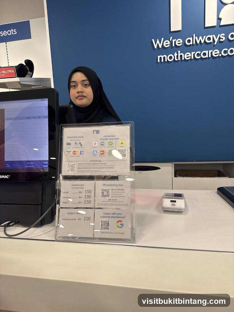 Mothercare Checkout Counter