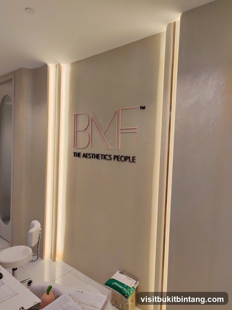 BMF The Aesthetics People Signage
