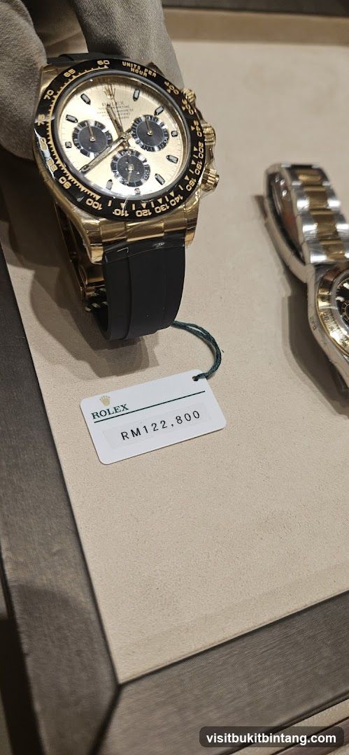 Rolex Watch with Price Tag