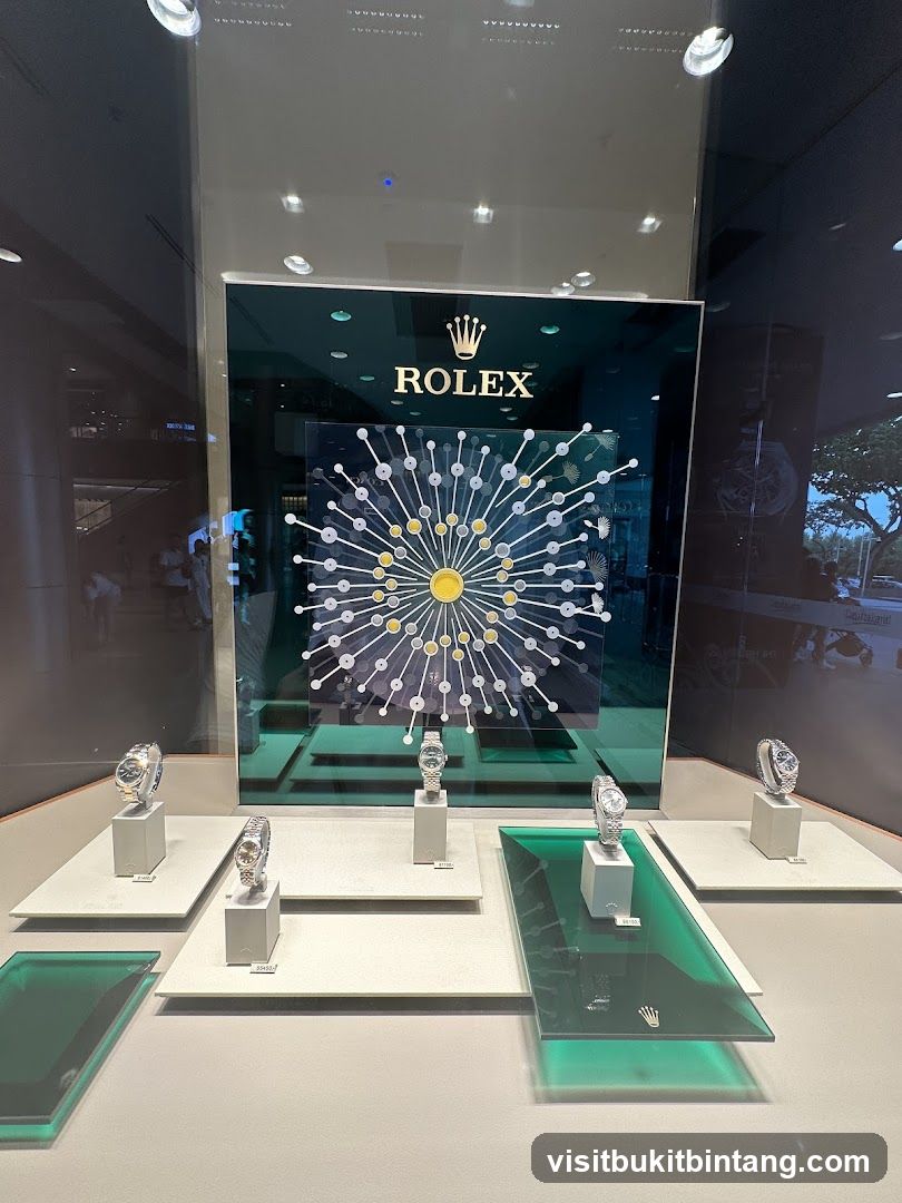 Rolex Watch Display