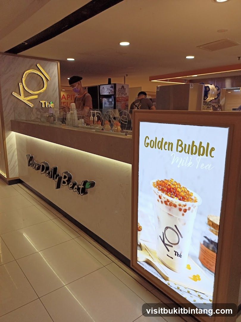 Bubble Tea Shop Counter