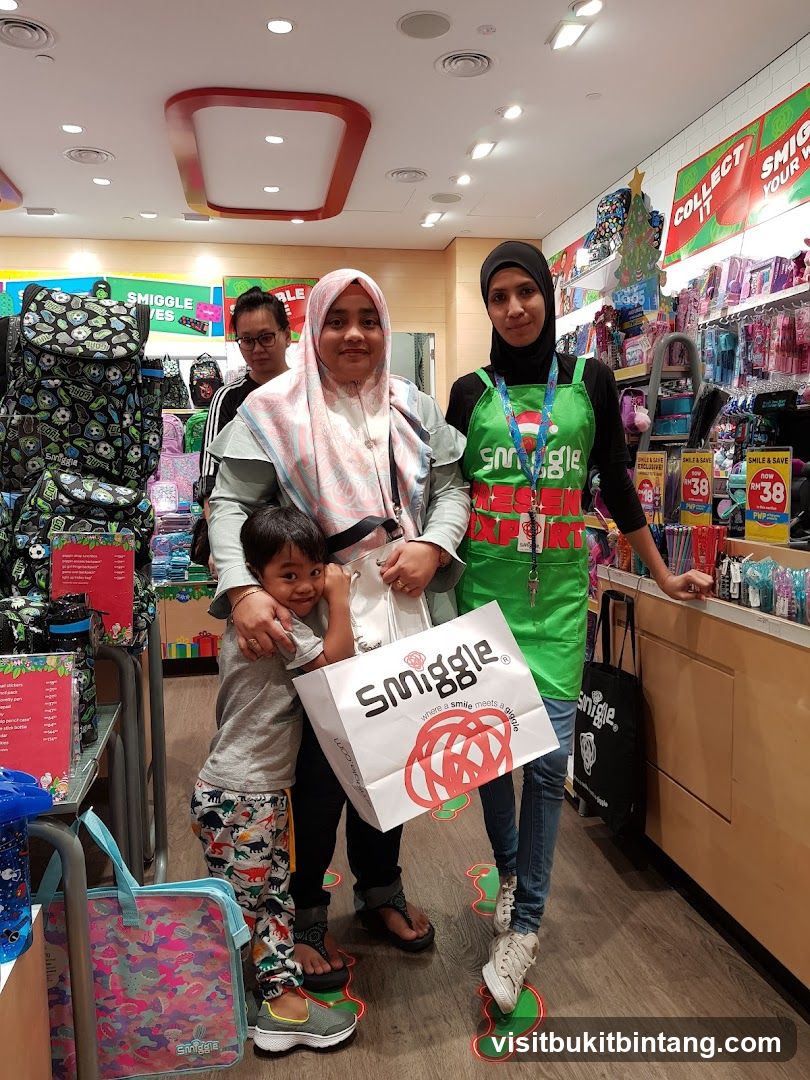 People in a Smiggle store