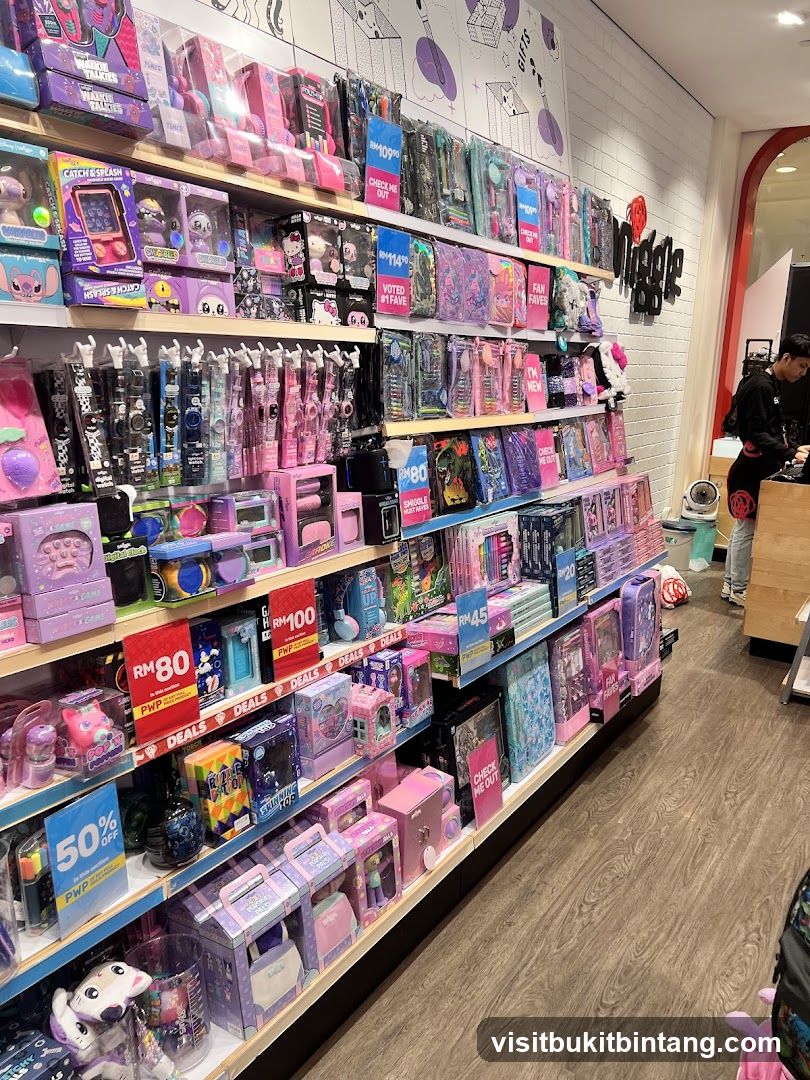 Store Interior with Branded Merchandise