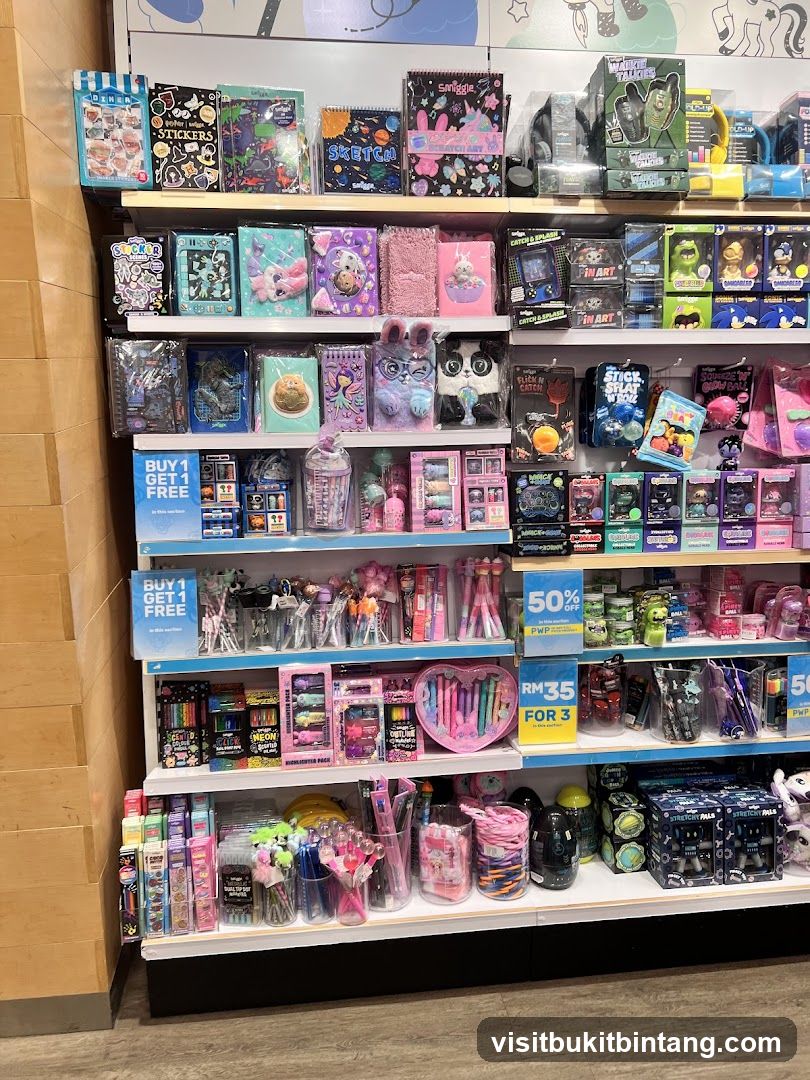 Stationery and Toys Display