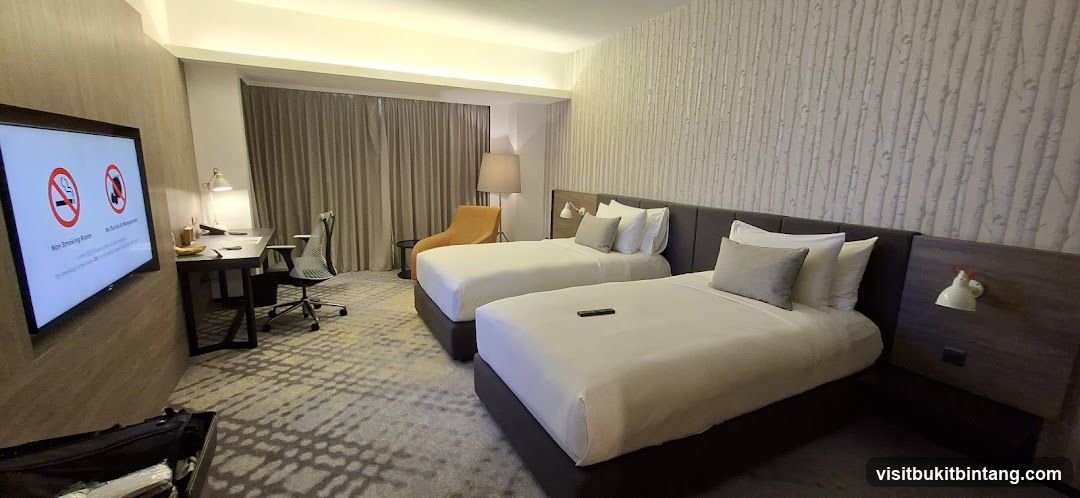 Hotel Room with Two Beds