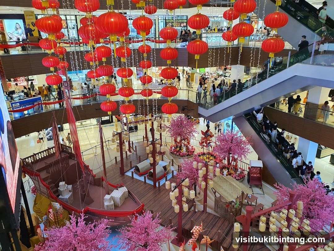 Mall Interior Decorated for Lunar New Year