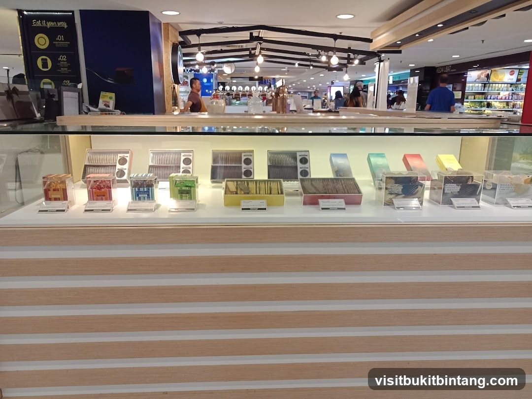 Display of chocolates and other confectionery items