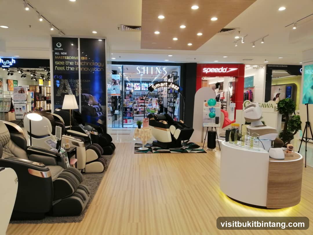 Massage Chairs and Retail Store Display
