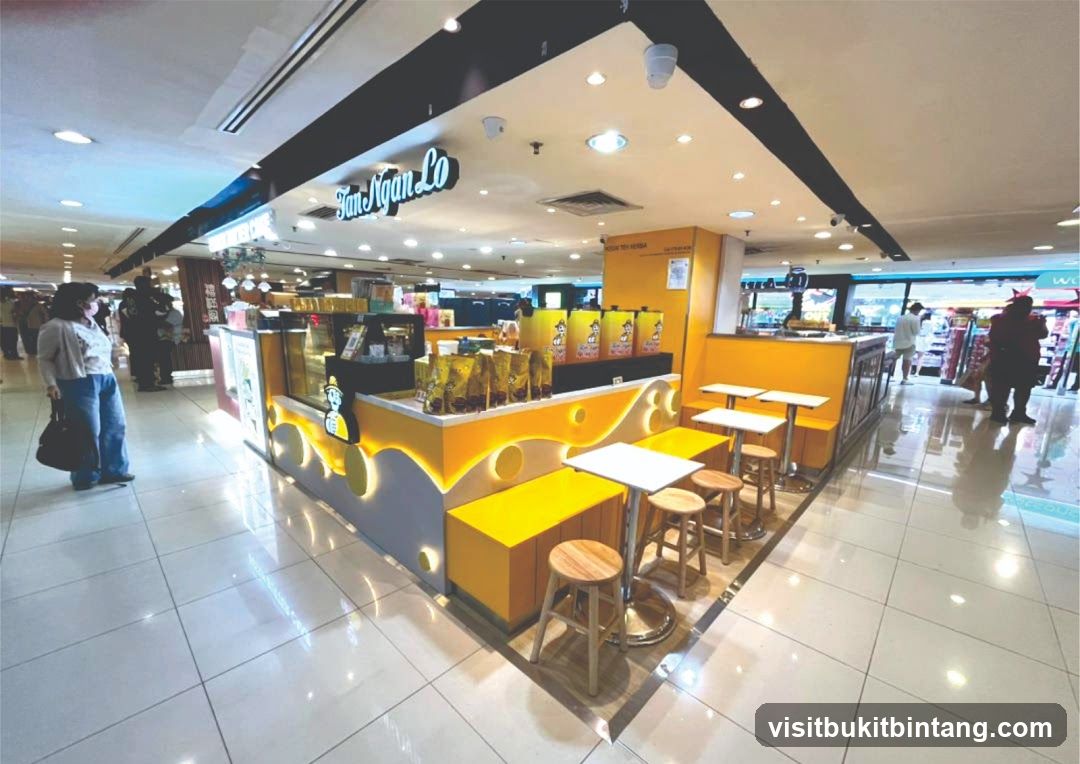 Kiosk with seating