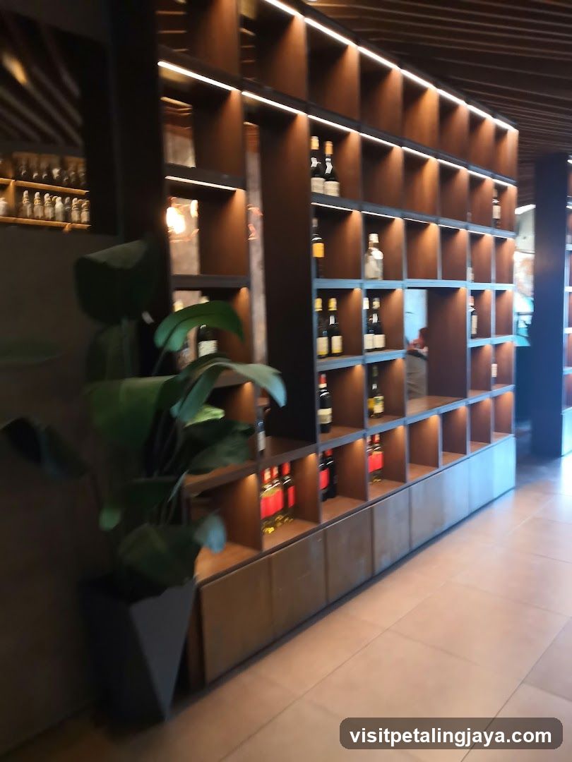 Interior Wine Display Shelf