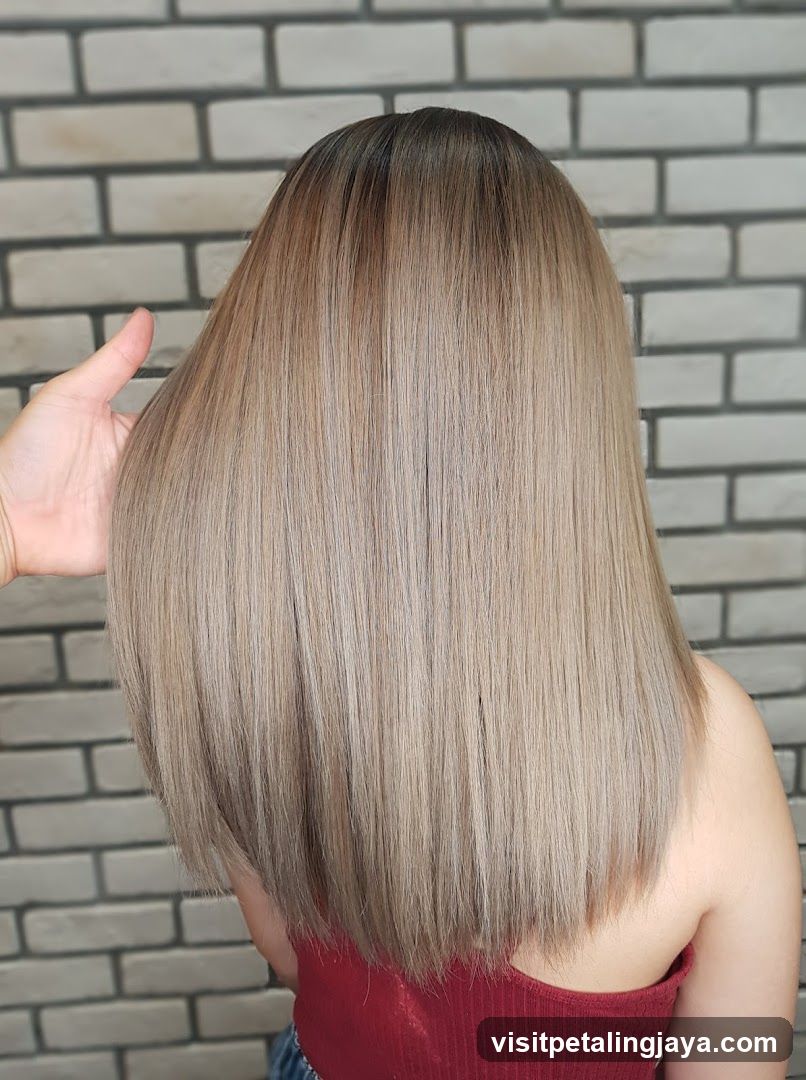 Hair Color Styling Result