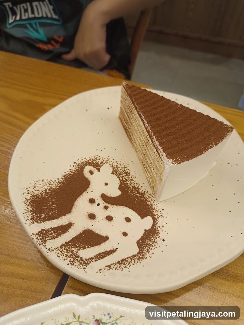 Cake with Cocoa Powder Design