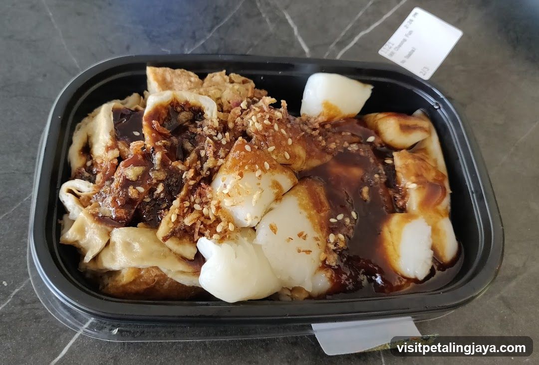 Dish in container