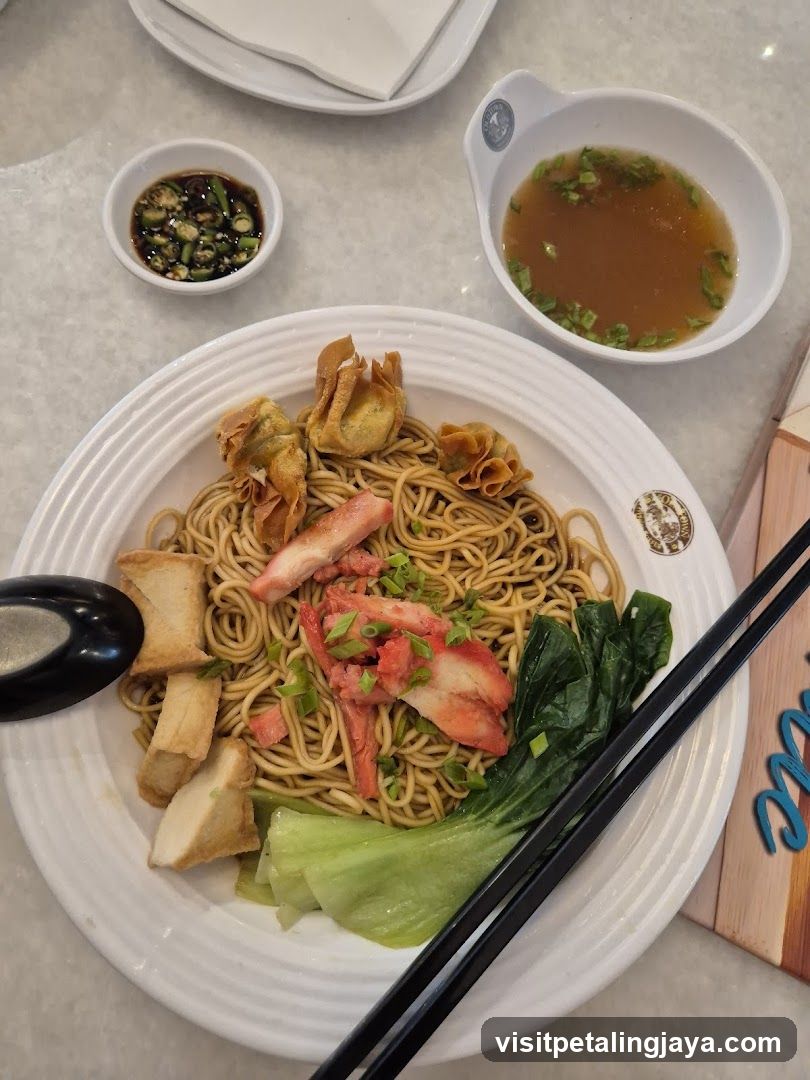 Noodle Dish with Toppings