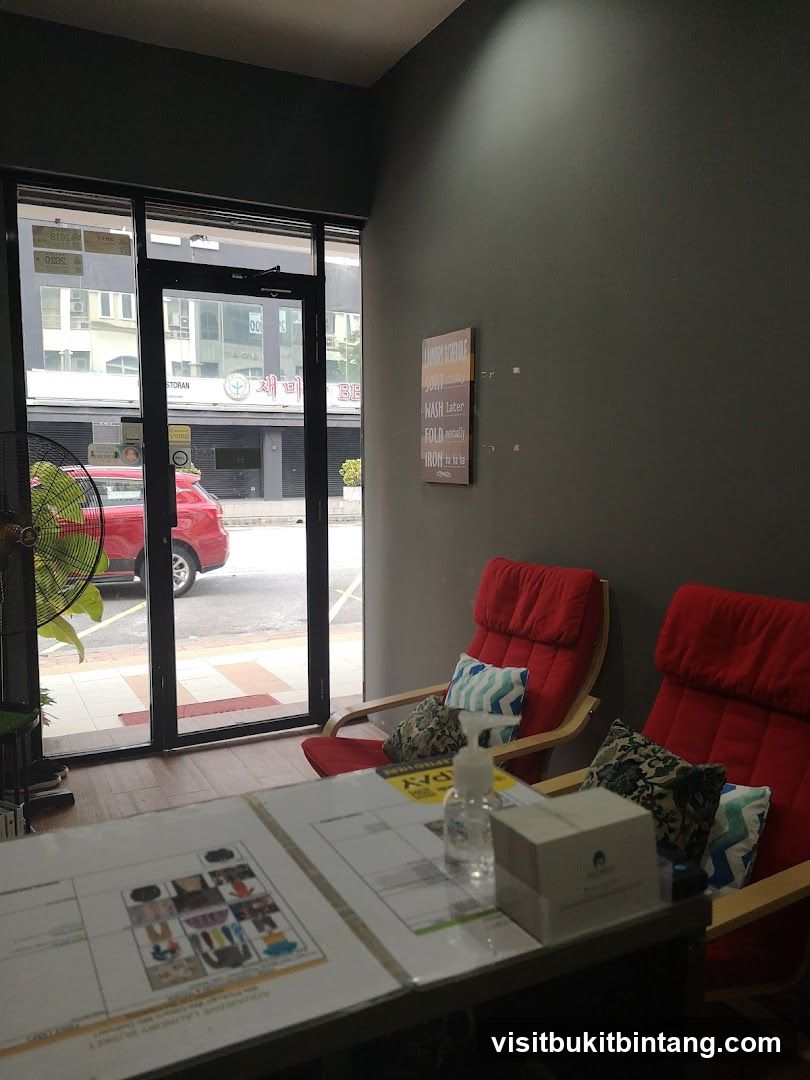 Laundry waiting area