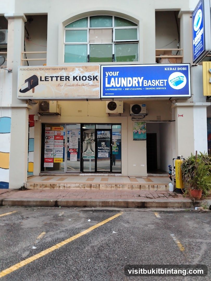 Laundry Basket and Letter Kiosk