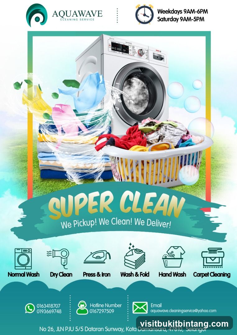 Aquawave Cleaning Service Advertisement