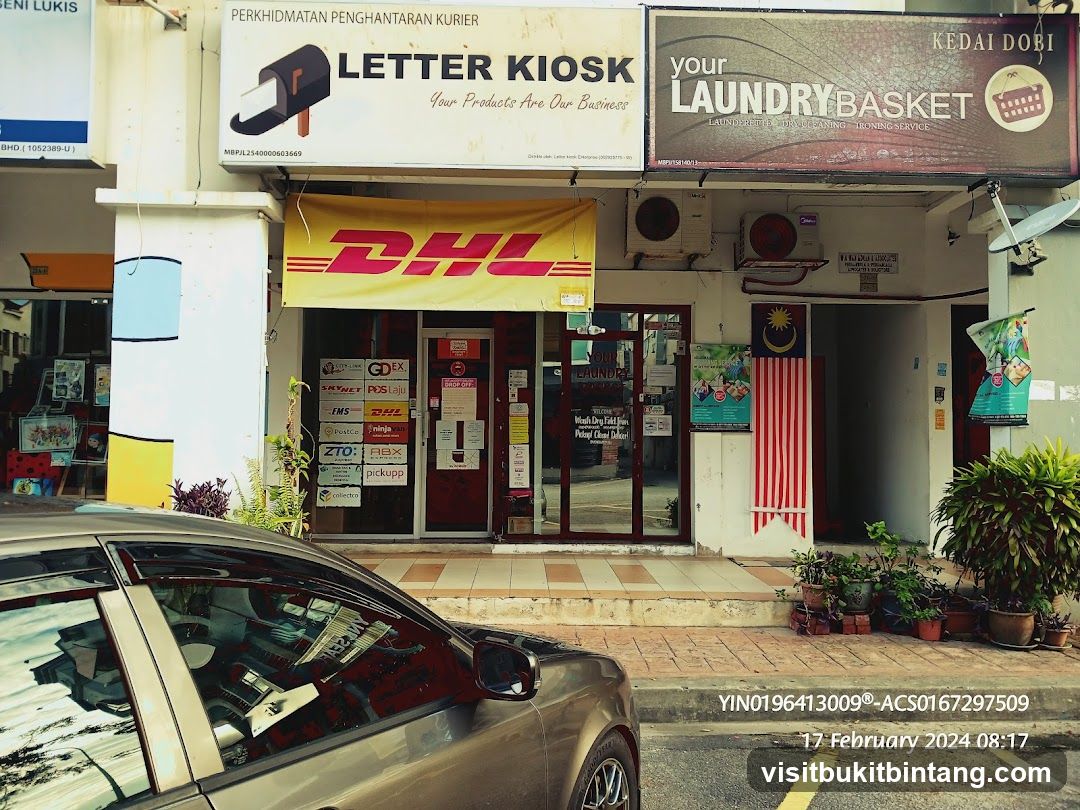 Letter Kiosk and Laundry Basket