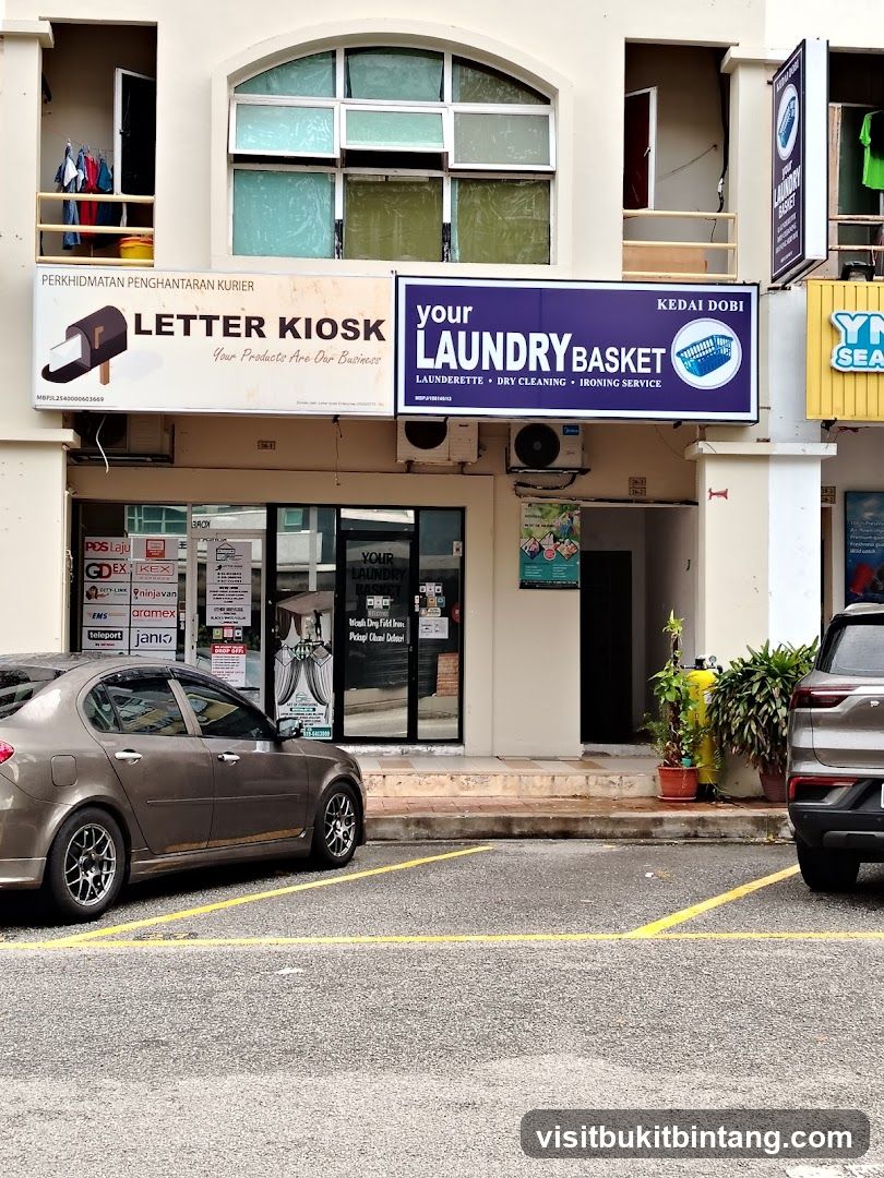 Laundry Basket and Letter Kiosk