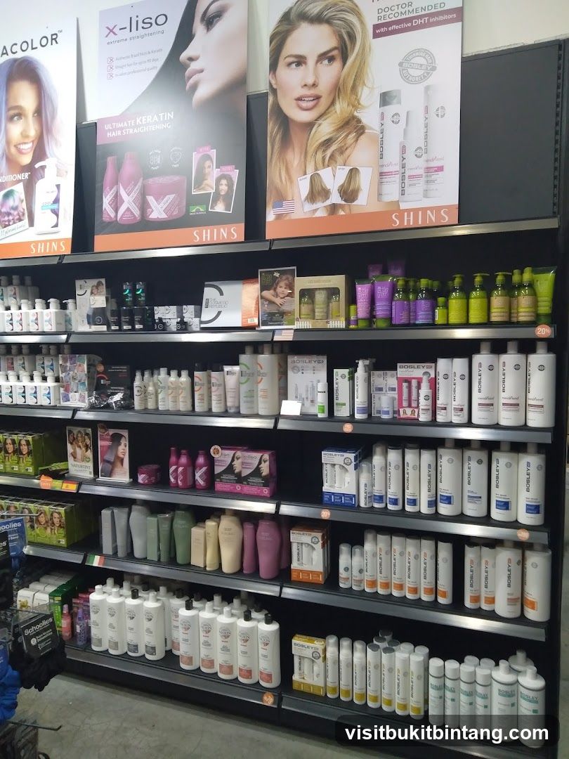 Hair Care Products Display