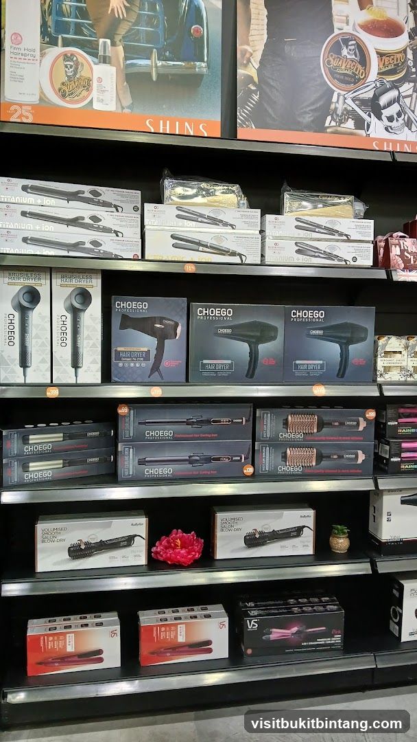 Hair Styling Products Display