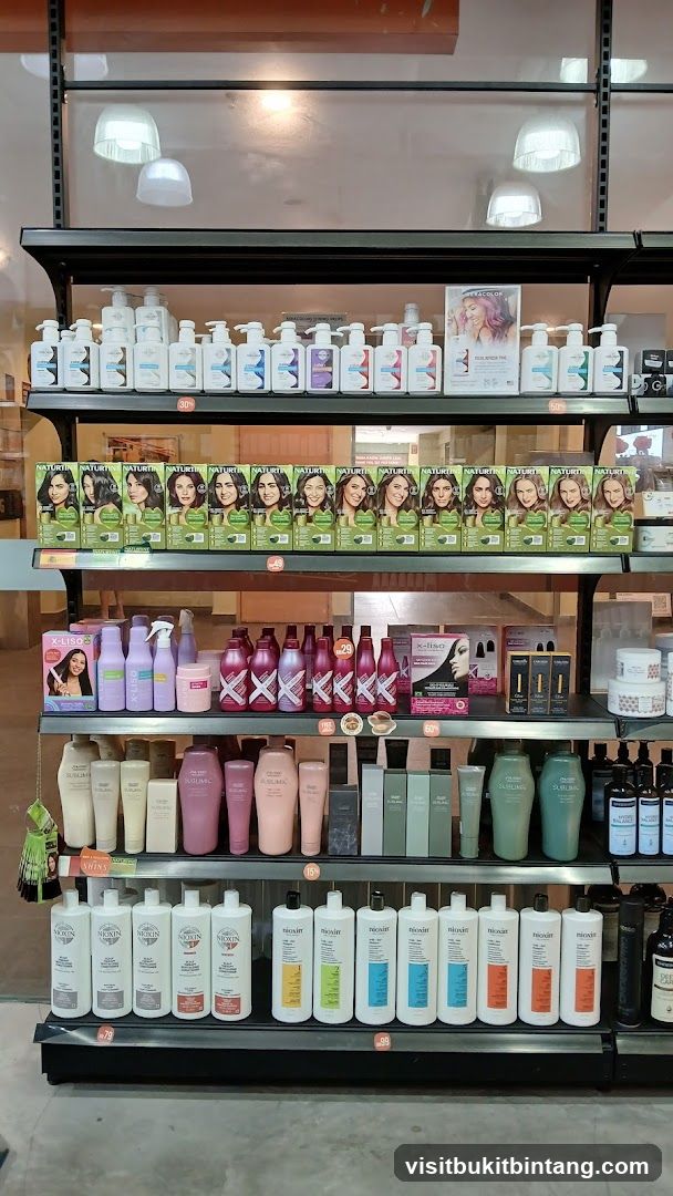 Hair Care Products Display