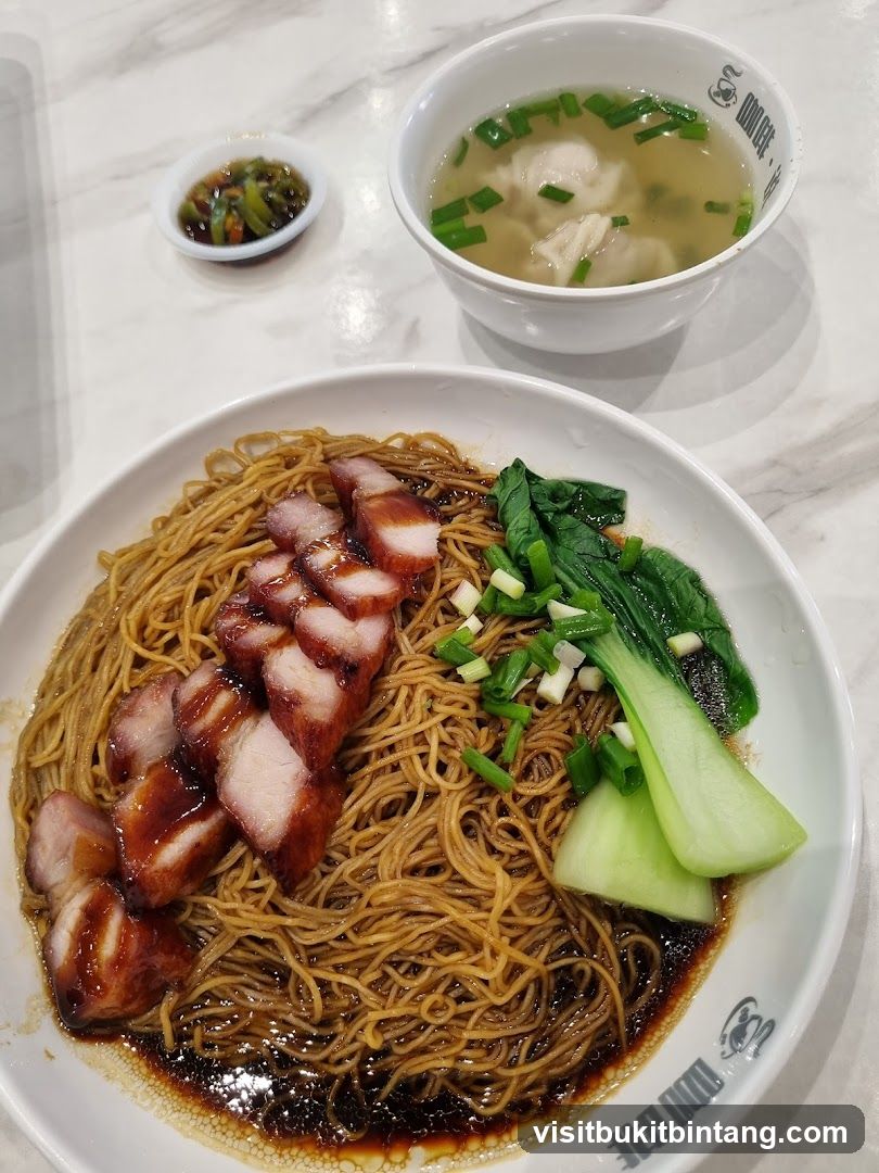 Char Siu Noodles with Wonton Soup