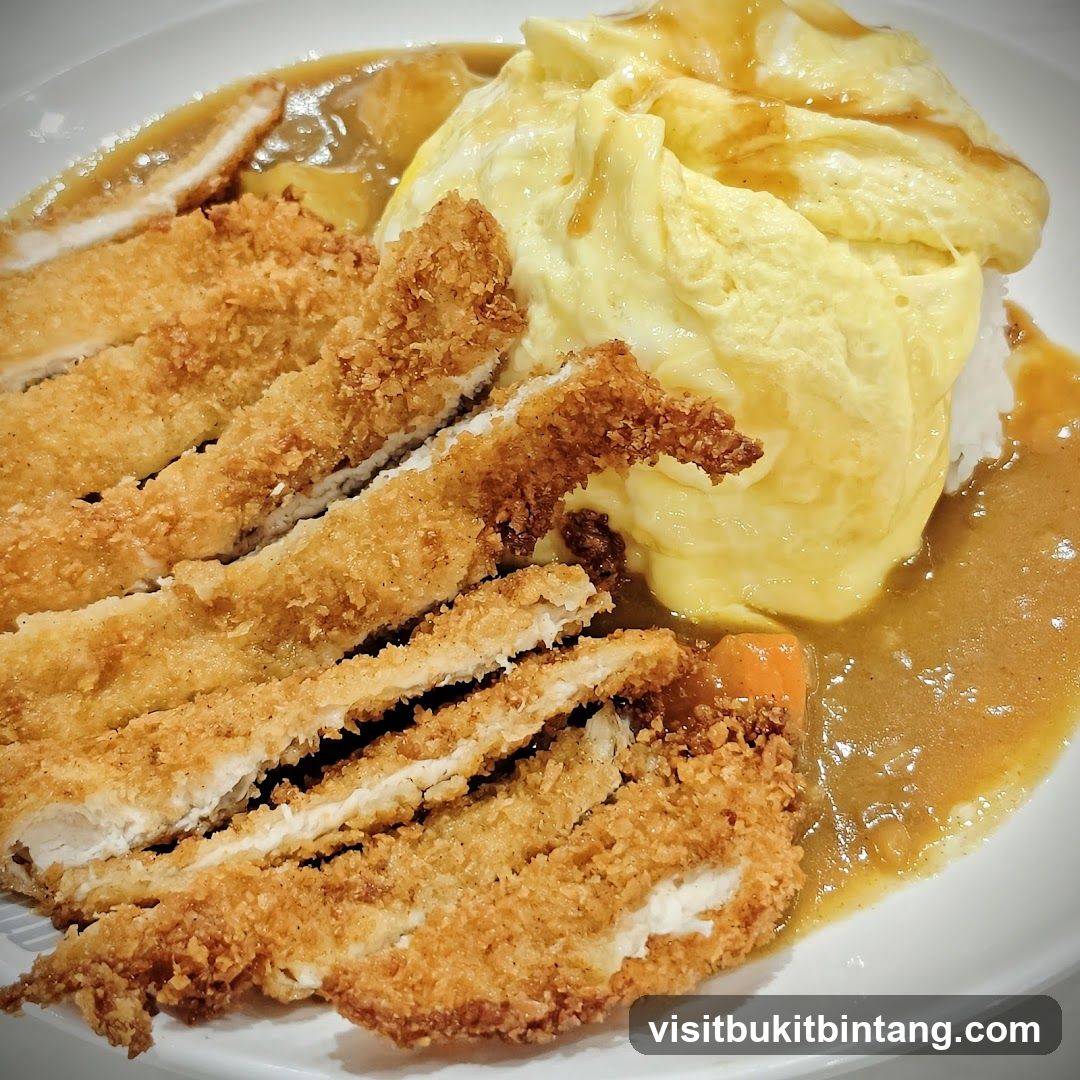 Chicken Katsu Curry with Omelette