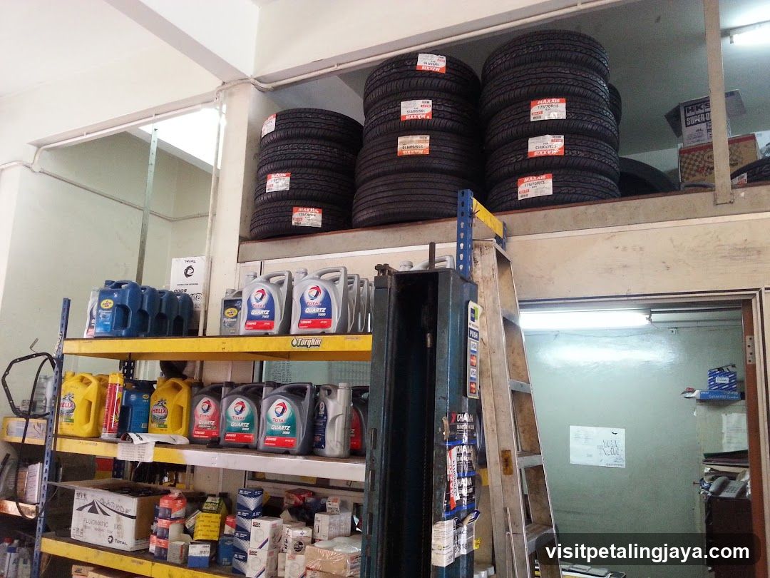 Auto Parts Store Interior