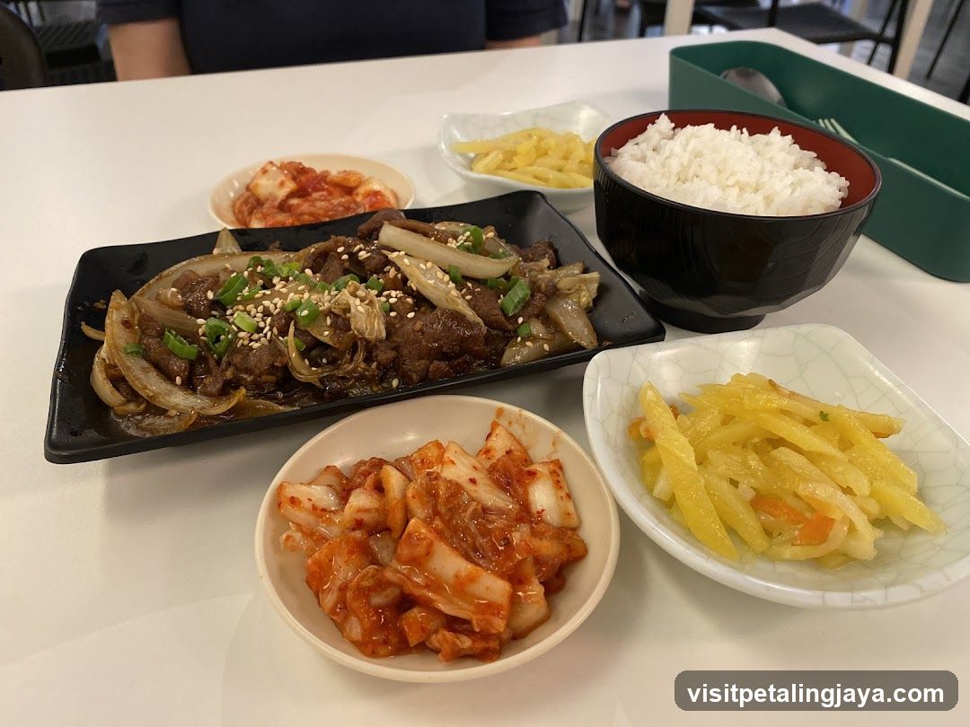 Korean Meal Spread