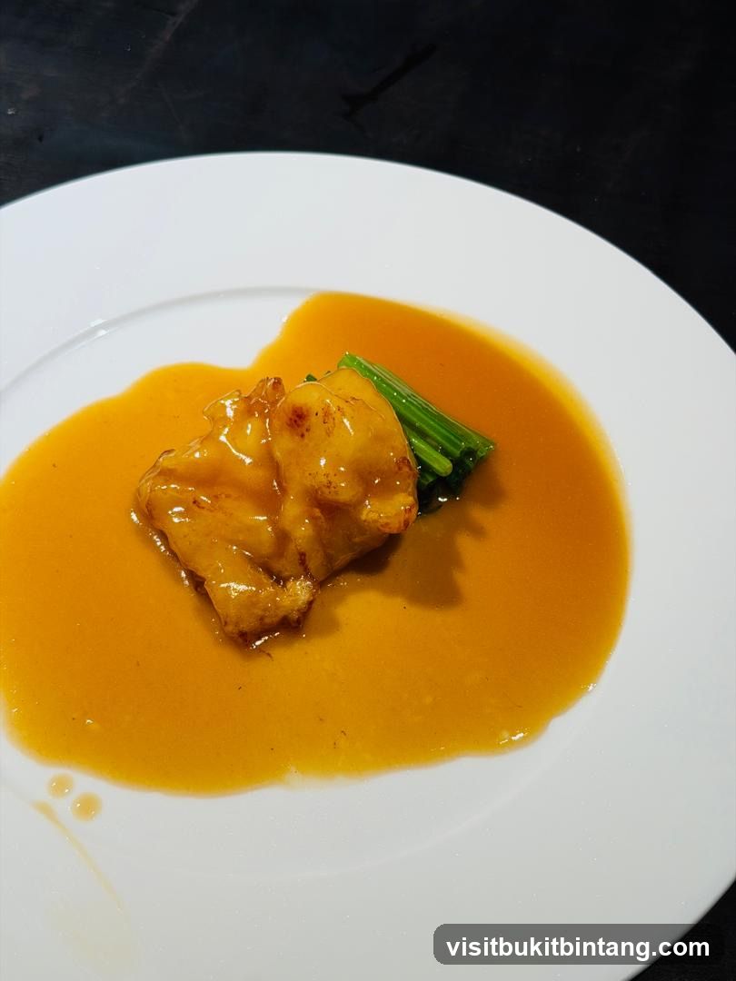 Fish dish with sauce