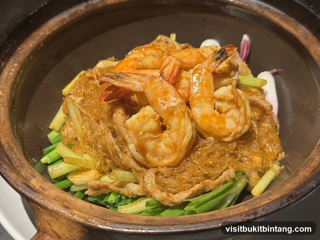 Shrimp and Glass Noodle Casserole