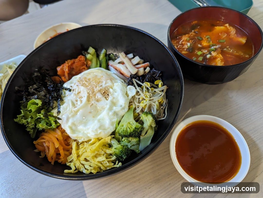 Korean Bibimbap Meal