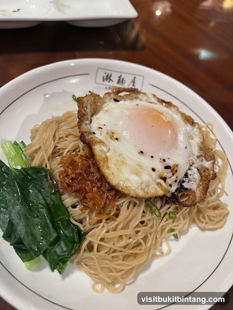 Noodles with Fried Egg