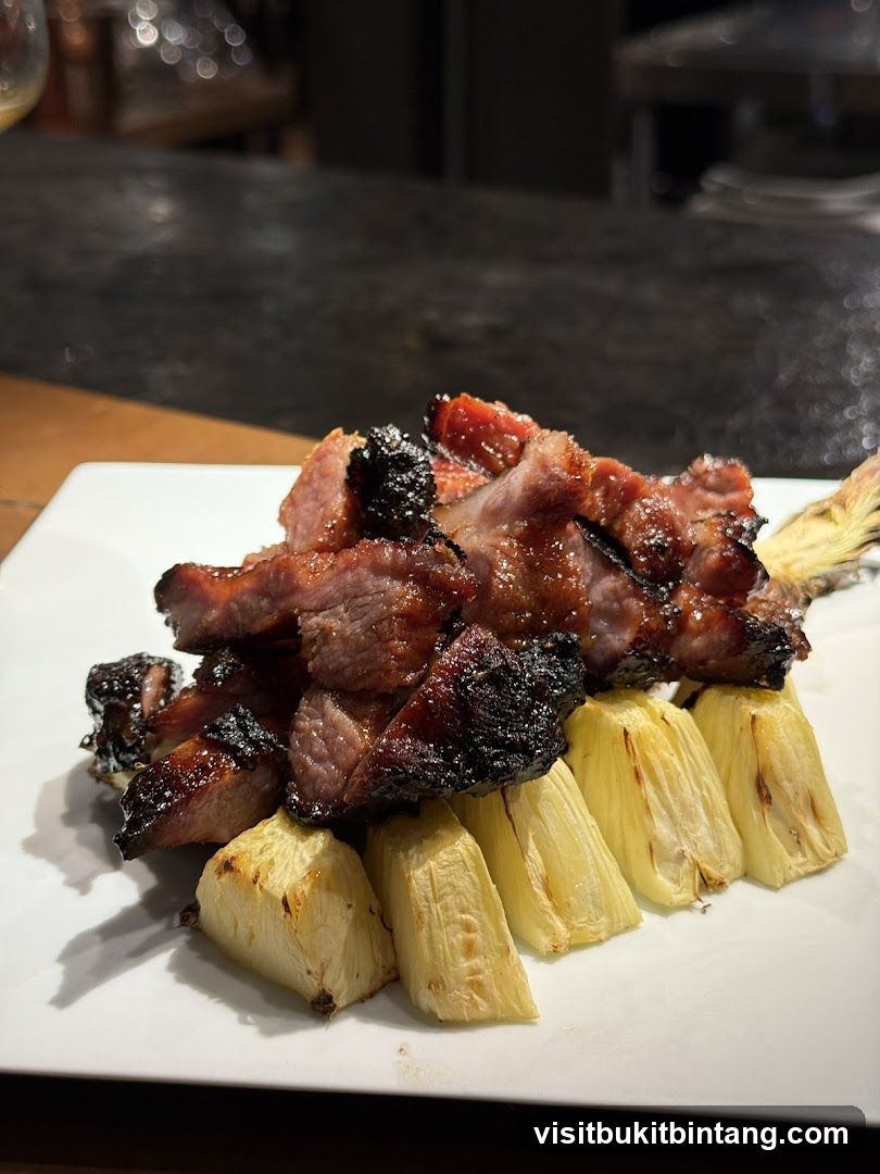 Char Siu Skewers with Pineapple