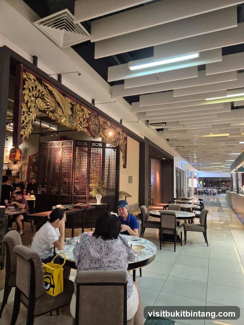 Restaurant Interior with Diners
