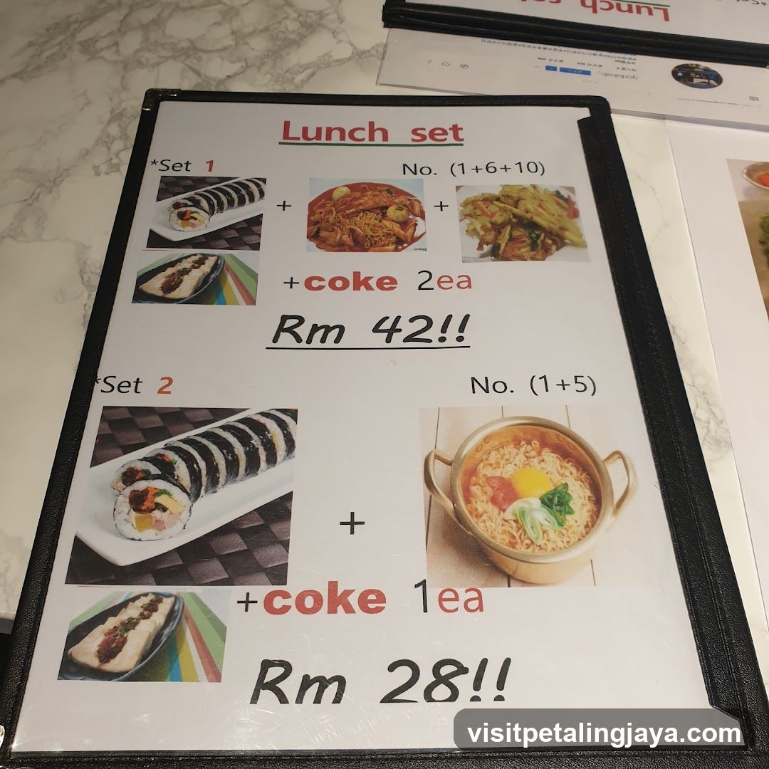 Lunch Set Menu